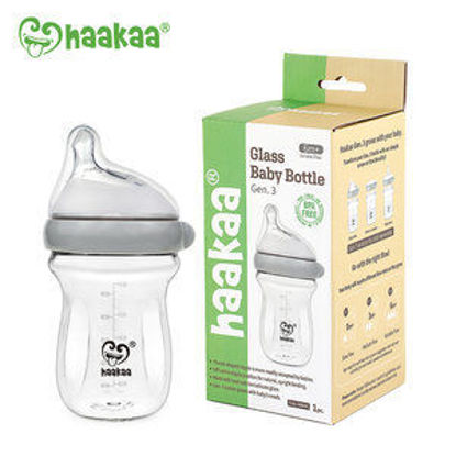 Picture of Haakaa Generation 3 glass baby bottle - 160 ml